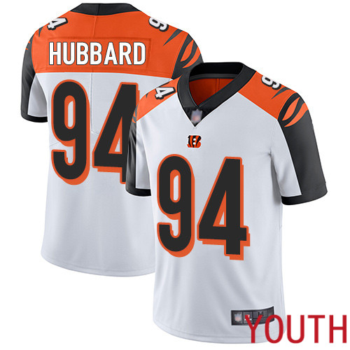 Cincinnati Bengals Limited White Youth Sam Hubbard Road Jersey NFL Footballl 94 Vapor Untouchable